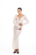 Layla Cream Maxi Dress